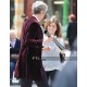Peter Capaldi 12th Doctor Who Maroon Velvet Coat